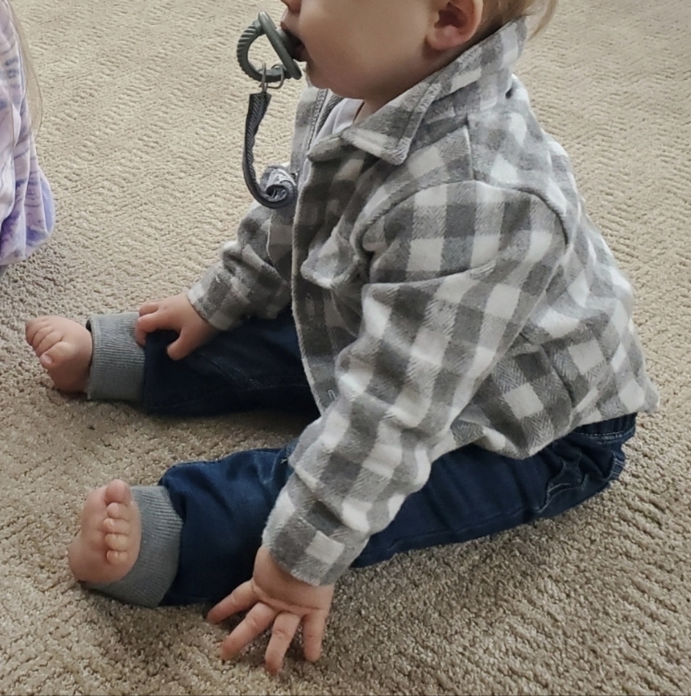 Plaid Baby Shacket - Picture 9 of 9